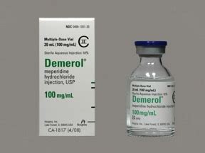 Demerol Injection Uses Side Effects Interactions Pictures