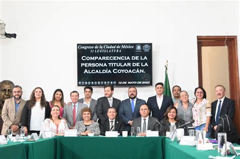 Alcalde de Coyoacán compareció en el Congreso capitalino