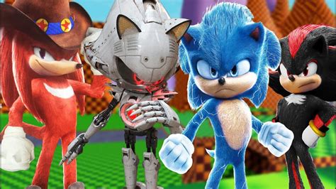 [roblox] Los Personajes De Sonic 2 La Pelicula En Sonic Genesis Youtube