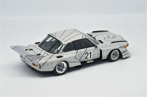 BMW 3 0 CSL E9 Art Car Frank Stella Modellauto Minichamps 1 18 In