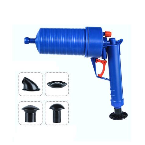 Air Pump Drain Blaster Sink Bath Toilet Plunger Pipe Unblock Blockage