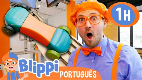 Blippi Brinca Carrinhos No Museu Infantil Moxi Hora Do Blippi