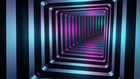 Square 3D Tunnel Wallpaper, HD Abstract 4K Wallpapers, Images and ...