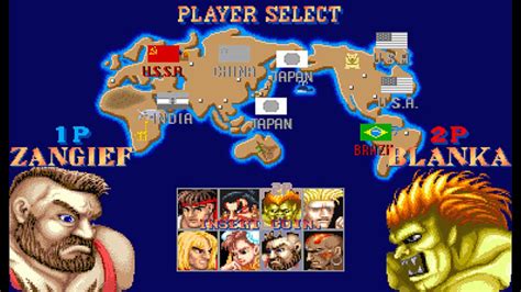 Street Fighter Ii The World Warrior Japan Arcade Opening And Demo