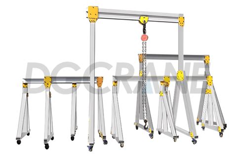 Different Types Of Small Portable Aluminium Gantry Cranes Cost Effective