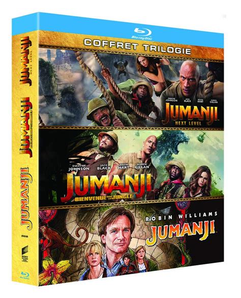 Jumanji La Trilogie Jumanji Bienvenue Dans La Jungle Next Level Blu Ray Fr Import