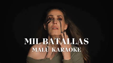 Mil Batallas Mal Karaoke Instrumental Youtube