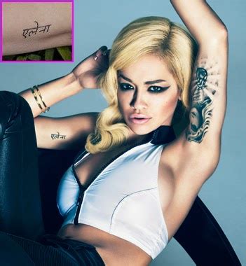 Tattoos Celebrity: Rita Ora hand tattoo