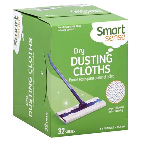 Smart Sense Dusting Cloths, Dry, 32 sheets