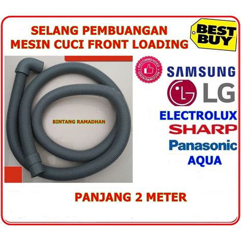 Jual Selang Pembuangan Air Mesin Cuci Front Loading Panjang Meter