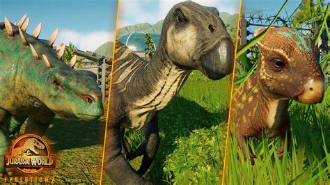 HERBIVORE SHOWCASE All The Returning Herbivore Dinosaurs In Jurassic