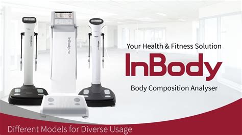 Explore The Inbody Range Body Composition Analysers Youtube