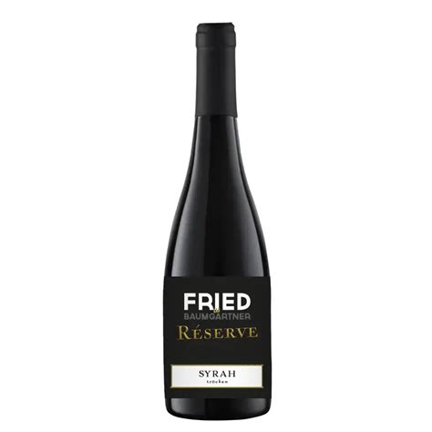 Syrah RÉSERVE Eichenfass gereift Weingut Fried Baumgärtner