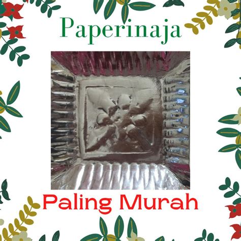 Jual Piring Kertas Ulang Tahun Persegi Isi Silver Piring Kertas