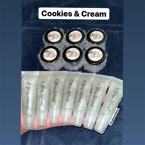 🖤🤍 ~ Cookies And Cream Full Lipgloss Lipscrub Bundle Depop