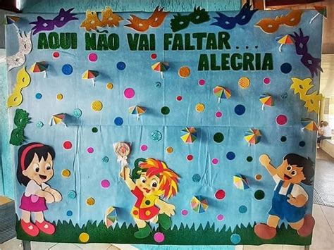 Painel De Carnaval Para Escola Ideias Incr Veis