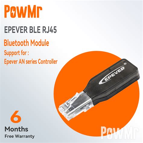 Powmr Epever Ble Rj Adapter With Bluetooth Module Compatible With