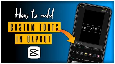 How To Add Or Import Custom Font In Capcut Capcut App Pe Fonts Kaise