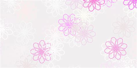 Light Pink vector natural artwork with flowers. 1811350 Vector Art at ...