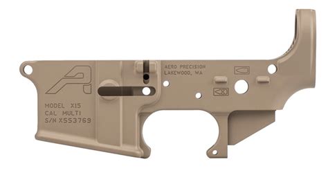 AERO PRECISION AR15 STRIPPED LOWER RECEIVER GEN 2 FDE CERAKOTE