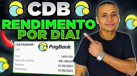 Quanto Rende Reais Aplicados No Cdb Pagbank Durante M S Youtube