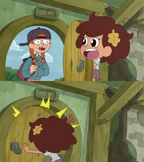 Amphibia Media Spoilers 🐸👩🏼‍🦰 On Twitter Knock Knock 👩🏼‍🦰👩🏽‍🦱 Amphibia Maggie