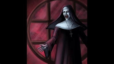 Painting Valak From The Nun Conjuring Youtube