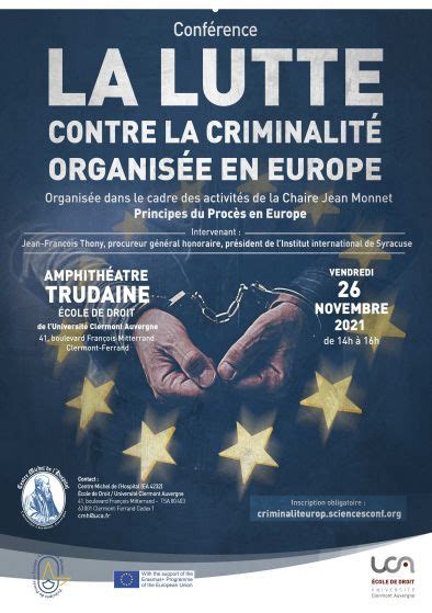 La Lutte Contre La Criminalit Organis E En Europe Portail