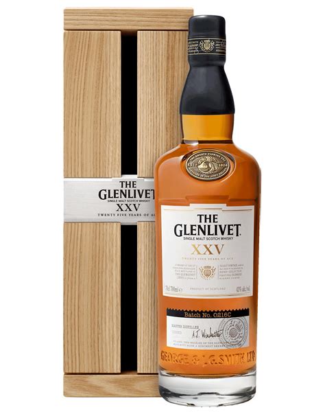 Xxv 25 Year Old Single Malt Scotch Whisky The Glenlivet 07 L Cass