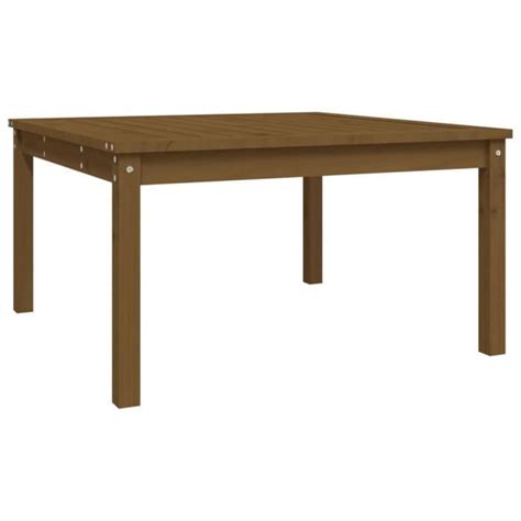 Table De Jardin Vendue Seule Bao Table De Jardin Marron Miel X