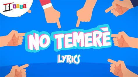 No Temeré Lyrics 🎤 Canciones Infantiles Con Letra 🔤 Learning Spanish