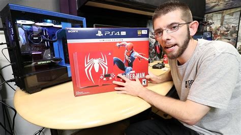 Spider Man PlayStation 4 Pro Unboxing Limited Edition YouTube