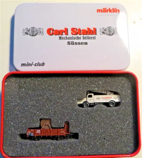 MÄRKLIN SPUR Z Güterwagen Museumswagen Carl Stahl 2003 Neu in Deko