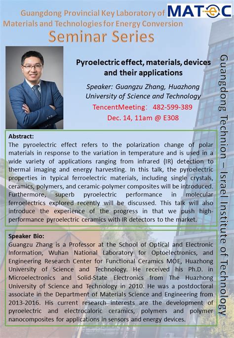 Pyroelectric effect, materials, devices and their applications ...