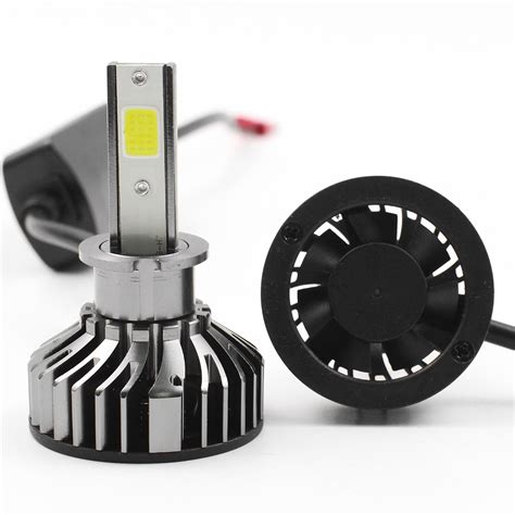 2pcs H3 Led Fog Light Bulb Conversion Kit Super Bright White Drl Lamp 6000k 110w Ebay