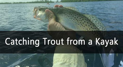 How To Catch Trout From A Kayak With Or Without Downrigger