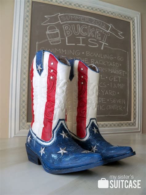 American Flag Cowboy Boots - Infarrantly Creative