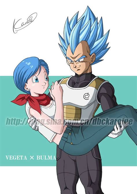 Vegeta X Bulma By Karoine On Deviantart With Images Vegeta And Bulma Dragon Ball Art