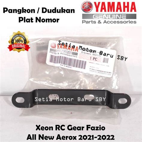 Dudukan Pangkon Plat Nomor Depan Gear All New Aerox Fazio Xeon Rc