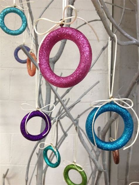 Curtain Ring Handcrafted Ornaments Repurposely Curtain Rings