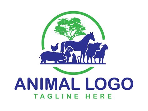 Farm Animals Logo Vector Illustration Graphic By Arman Hossen