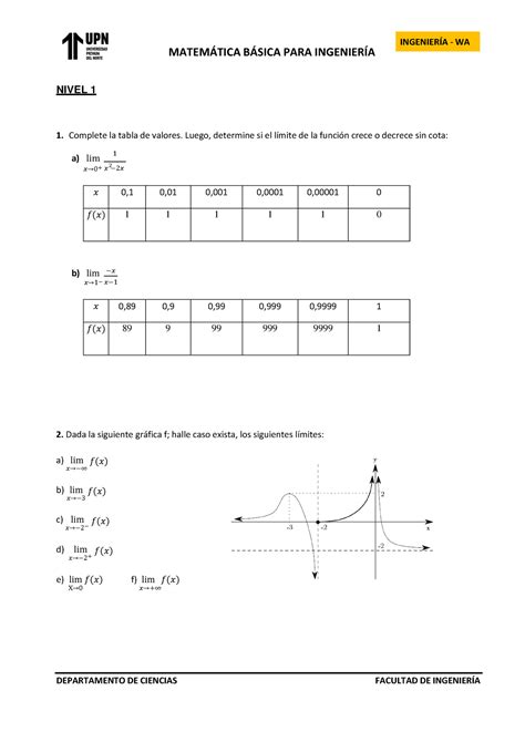 Taller De La Semana Matemtica Bsica Para Ingenier A Nivel