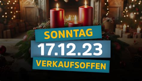 Verkaufsoffene Sonntage Am Dezember Advent