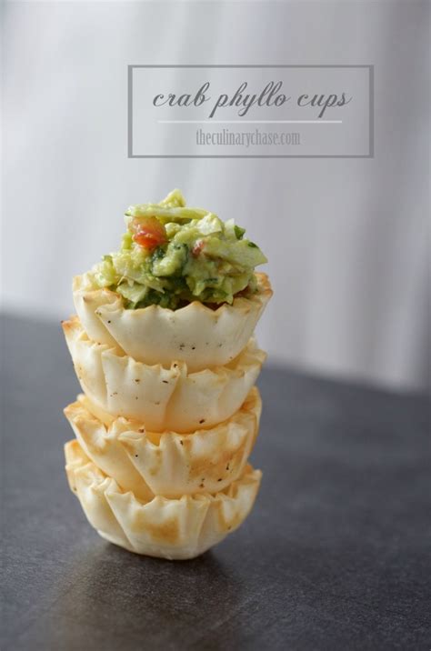 Crab Phyllo Cups Haligonia Ca