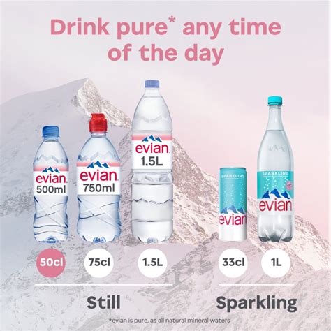 Evian Still Natural Mineral Water 24 X 50cl Best One