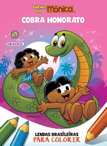 Livro Tm Lendas Br Para Colorir Cobra Honorato Mercadolivre