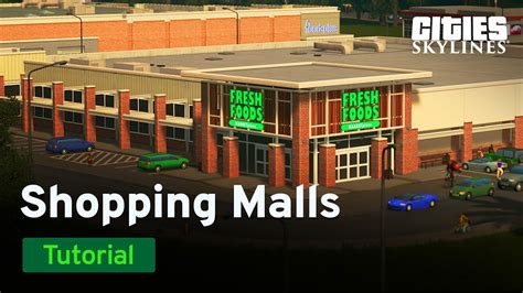 Shopping Malls By KingLeno Tutorial Cities Skylines YouTube