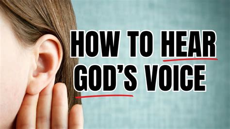 How To Discern Gods Voice Youtube