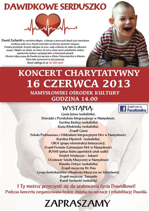 Charytatywny Koncert Dawidkowe Serduszko