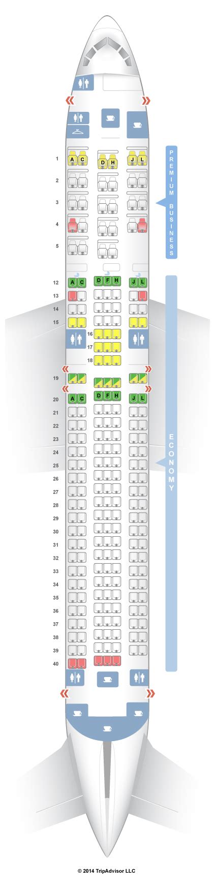 Seatguru Seat Map Latam Chile Boeing 767 300er 763 V1